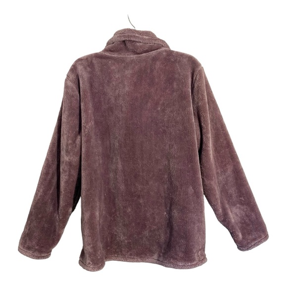 32 Degrees Heat Women Soft & Cozy Plush Luxe Velvet Full Zip Jacket Size XXL - Picture 3 of 8